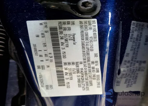 2016 Ford Focus Se из США, поврежденный, VIN 1FADP3K26GL371479